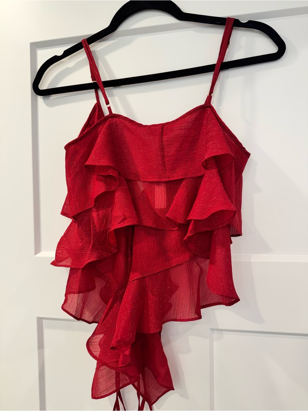 NWT - Rumored Red Ruffle Cami - Picture 5 of 6